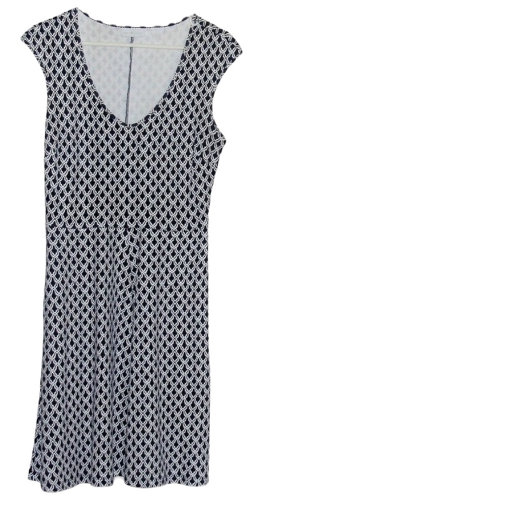 New York & Company Dress Sz S Blue & White